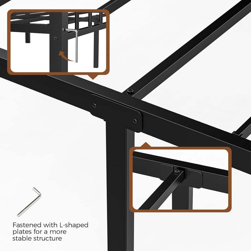 Metal Twin XL Bed Frame with Headboard