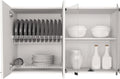 Modern Wall Cabinet, Four Interior Shelves, for Kitchen Dining Room,for Kitchen Home