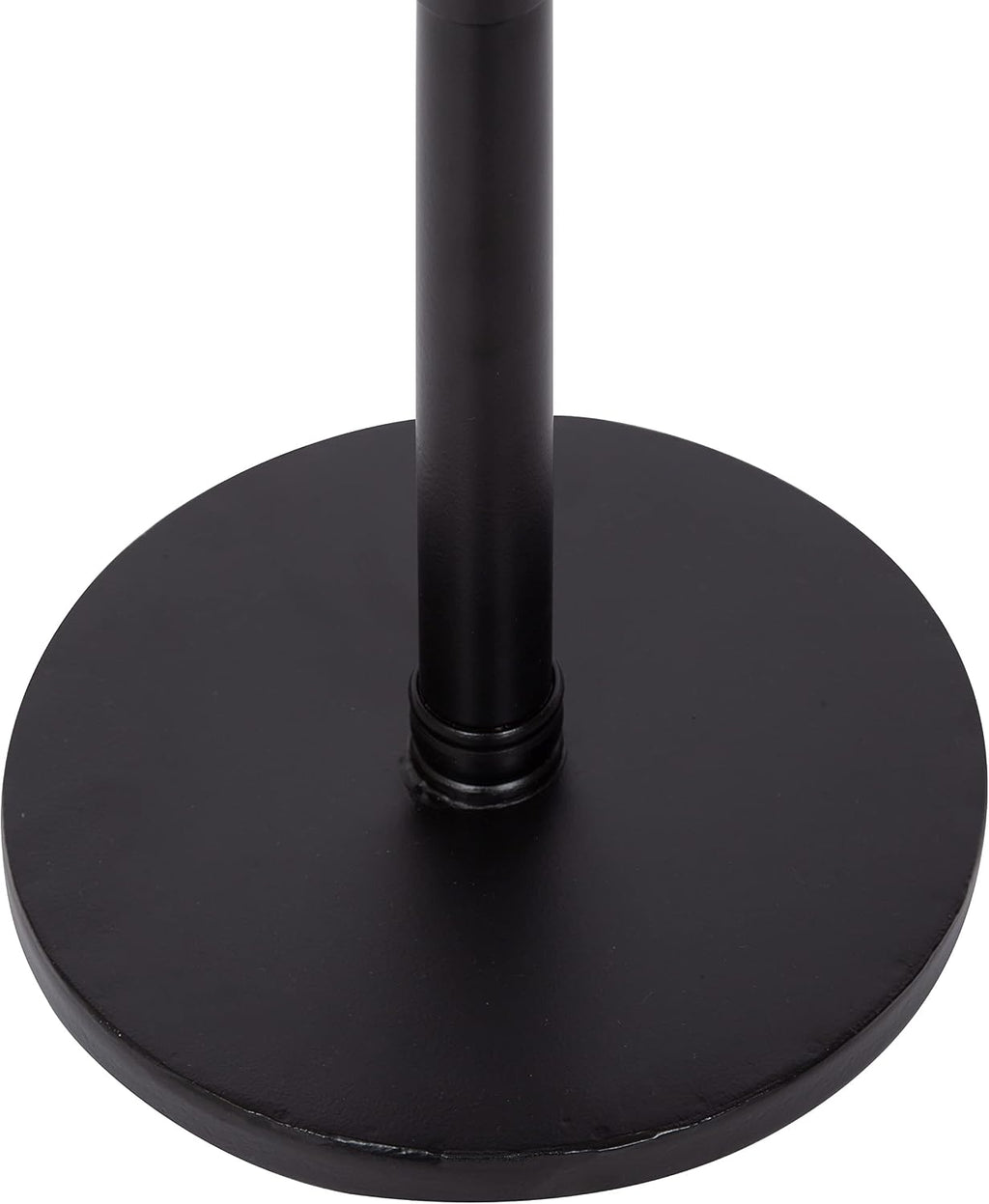 Kate and Laurel Stratton Rustic Pedestal Table; 13 x 13 x 26; Black; Decorative Pedestal Table for Decorating Smaller Living Areas and Hosting