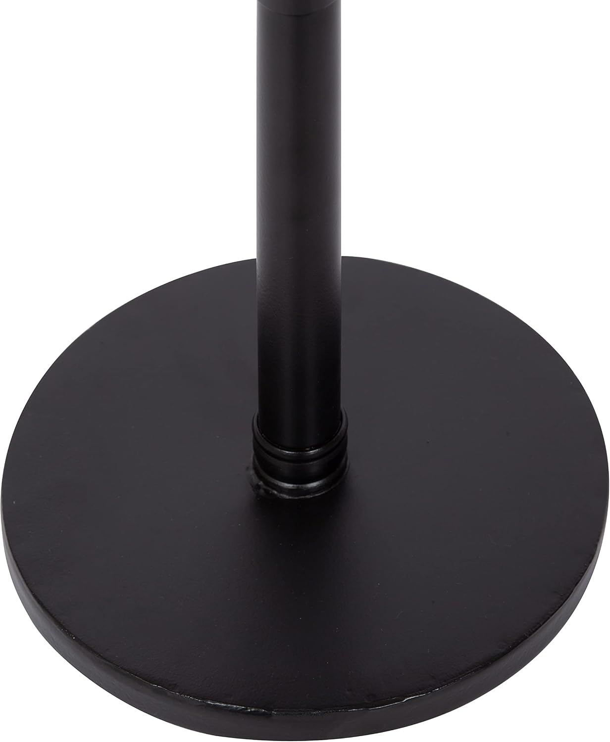 Kate and Laurel Stratton Rustic Pedestal Table; 13 x 13 x 26; Black; Decorative Pedestal Table for Decorating Smaller Living Areas and Hosting