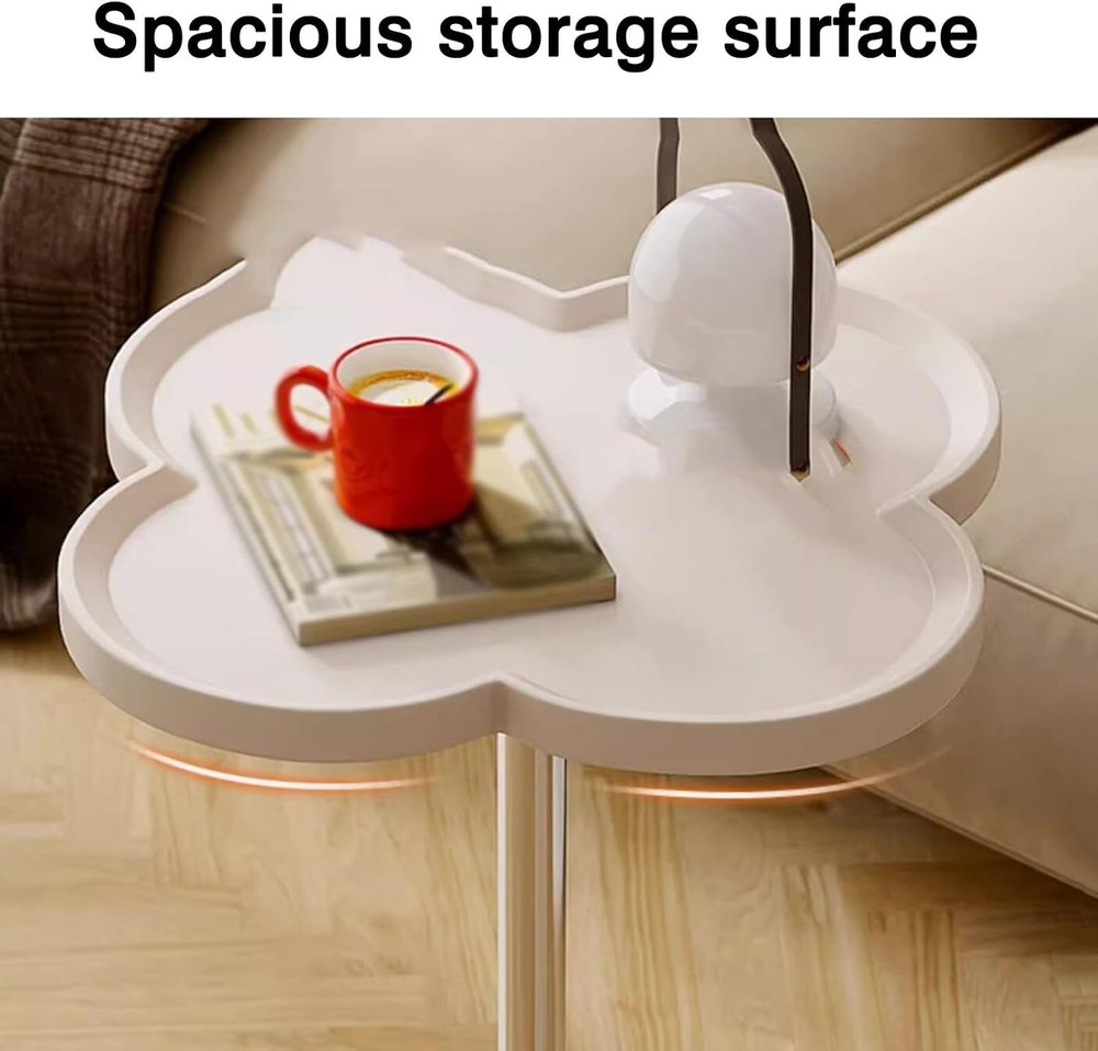 Bedside Table; Glass Coffee Table/Side Table with Stainless Steel Base—Suitab...