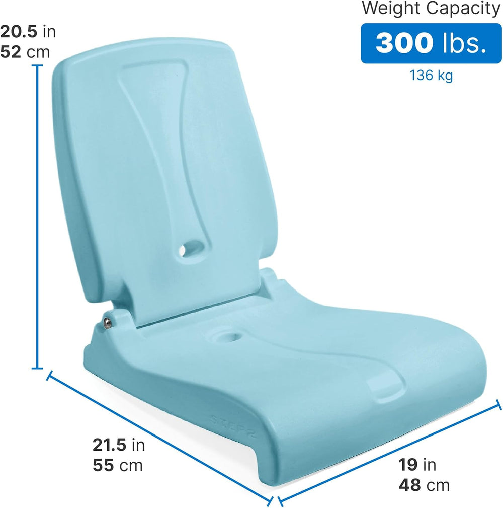 Step2 Folding Flip Seat, Lightweight Portable Outdoor Chair for Poolside, Cam...