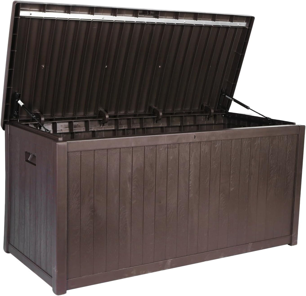 Large Outdoor Storage Box Lockable Organization and Storage Box Waterproof fo...