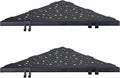 Corner Shower Shelf with 4 Hooks,10 Inch 304 Stainless Steel Recessed Bathroom Shelves,No-Drilling Installation for Tiled Wall,Matte Black, 2-Pack