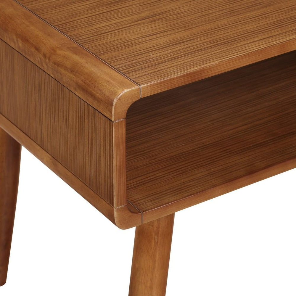 Boraam Alborg End Table - Rich Walnut Finish