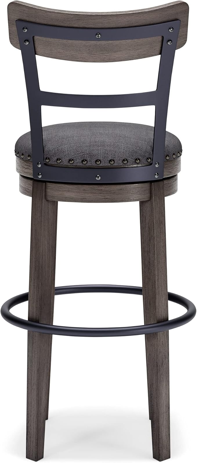 Signature Design by Ashley Caitbrook 30" Farmhouse Bar Height Upholstere...