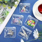 1Set 20Pcs Jewelry Storage Rolls Reusable Zipper Bags for Accessories Travel Essentials Pill Organizer Multifunctional Organizer Kit