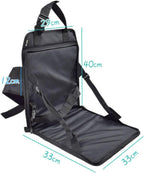 Children Travel Seat Portable Luggage Folding with 900D Oxford and Board Core for Stable Support Suitable for Stations Queues