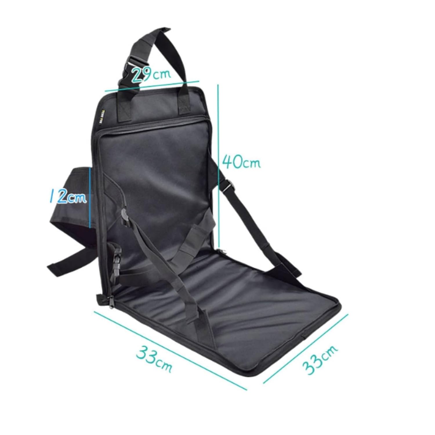 Qianly Suitcase Child Seat Space Saving Foldable Strap Chair Portable Portable Seat for Children