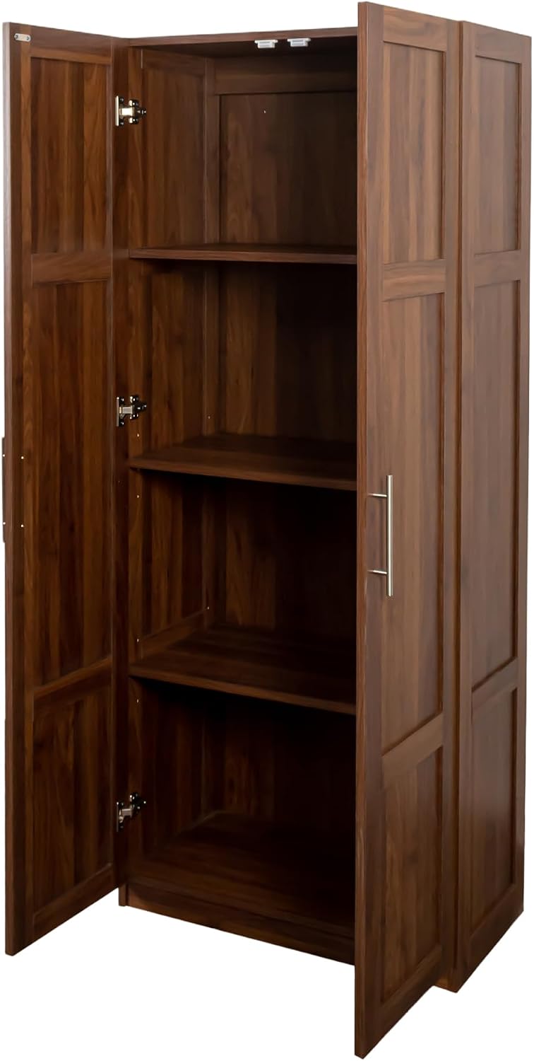 71'' H Kitchen Pantry Cabinet, Farmhouse Kitchen Storage Cabinet with...