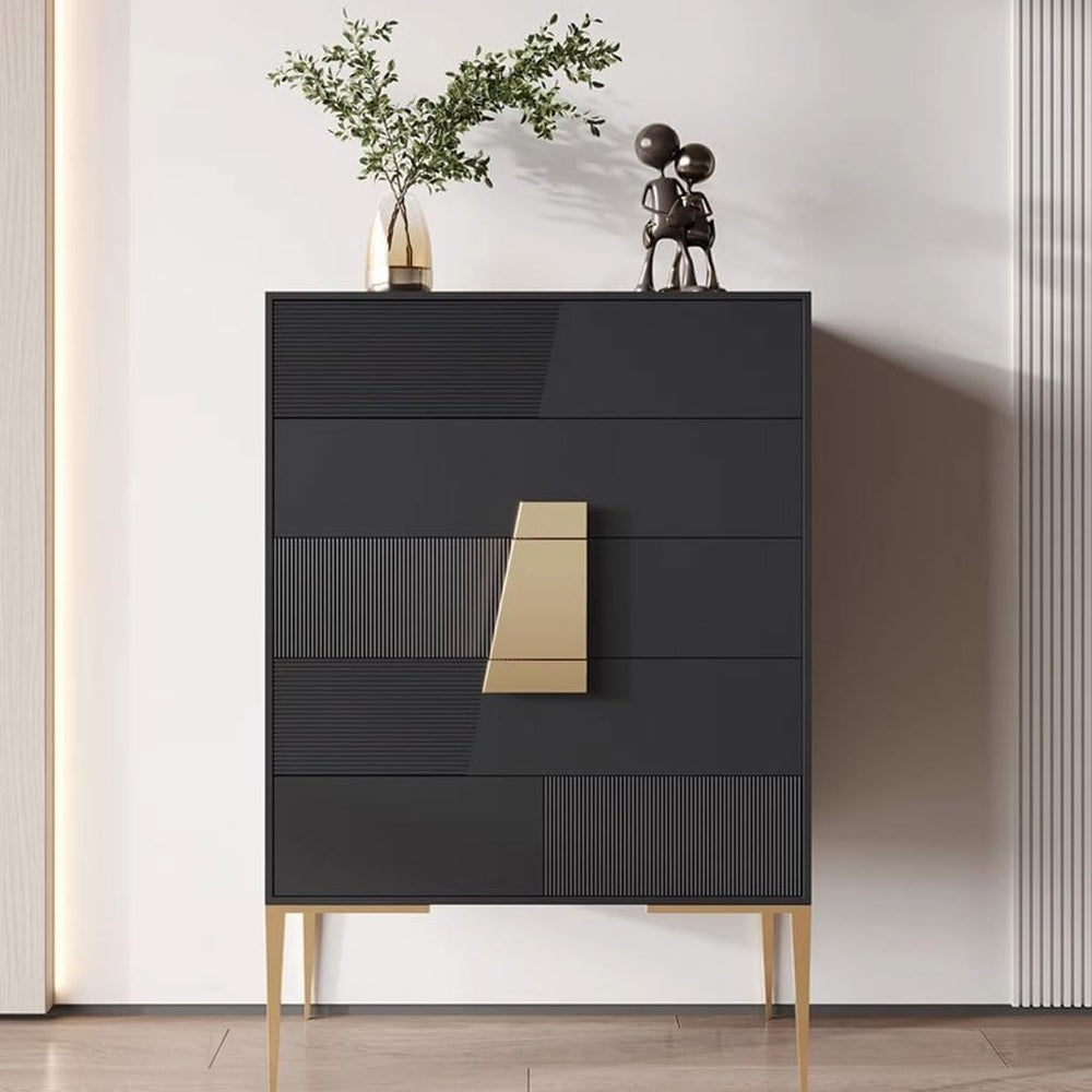 Entryway Cabinet Modern Sideboard Large Capacity Storage Cabinet Living Room ...