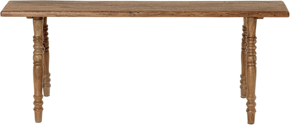 East at Main Skinny Wooden Bench for Entryway Hallway or End of Bed Handmade ...