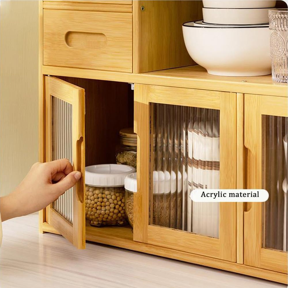 Countertop Cabinet, Small Countertop Pantry, Countertop Storage Cabinet with ...
