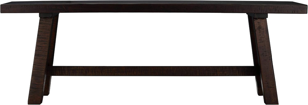 Cortesi Home Figi Dining Bench, Rustic Wood