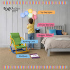 Bright Autism Sensory Rocking Chair for Kids (3–8 Years) – Indoor & Outdoor Kids Little Rocking Chair for Autism & ADHD | Unlocks Focus, Balance & Creativity | Bedroom, Playroom & Classroom