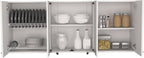 Modern Wall Cabinet, Four Interior Shelves, for Kitchen Dining Room,for Kitchen Home
