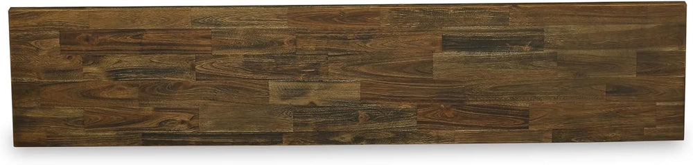 East West Furniture XB077 X-Style Modern Dining Bench with Wooden Seat, 72x15...