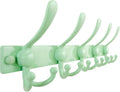 Dseap Coat Rack Wall Mount 2.0 Pro: Heavy Duty 300% Thicker, 16" Stud Mount, Stainless Steel Wall Coat Hooks Hanger for Clothes Jackets Hats Entryway Closet, MaxStrong Series, Green
