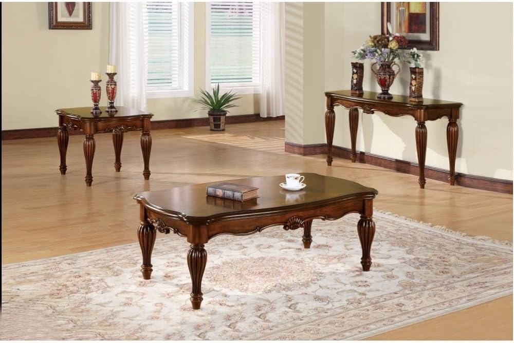2 PS Luxury End Tables, Cherry Finish