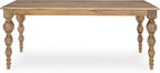Signature Design by Ashley Rybergston Casual Dining Table with 4 Legs, Light Brown