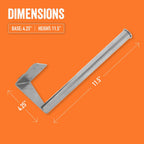 Yukon Glory Magnetic Paper Towel Holder for Refrigerator & Grill, Stainless Steel, Strong Magnet, Rotatable, Non-Scratch Pad