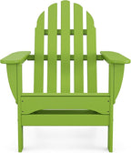 POLYWOOD AD5030LI Classic Folding Adirondack Chair, 29W x 35D x 34H, Lime