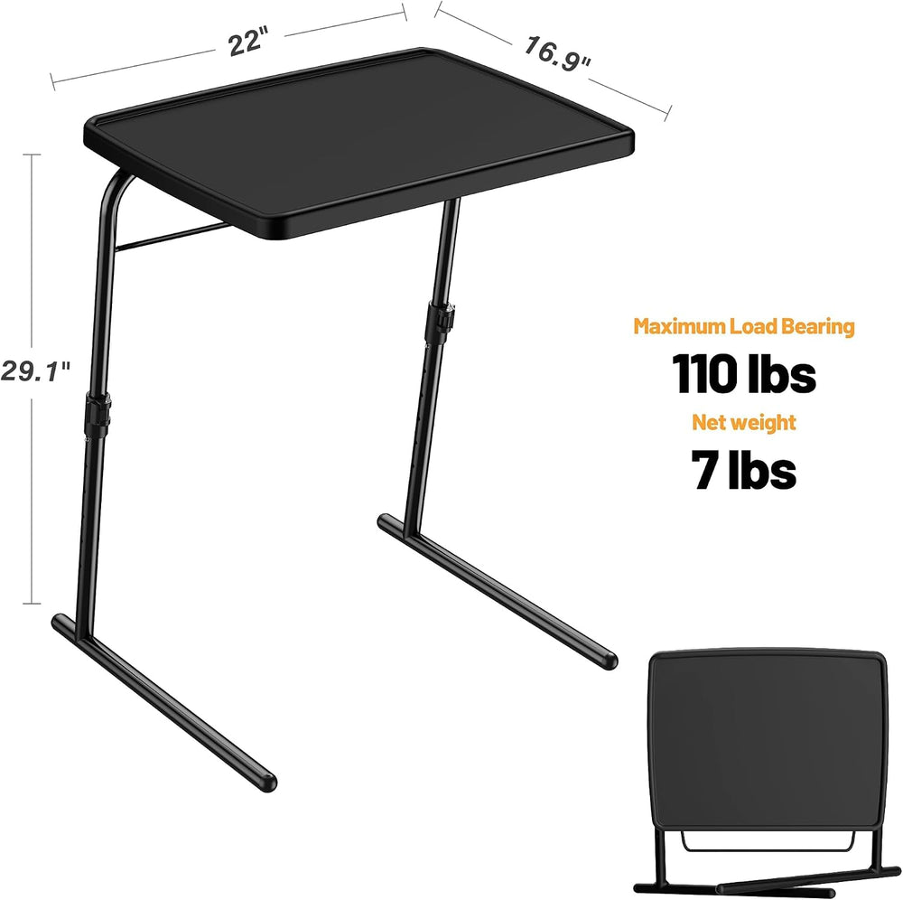 Max TV Tray Table, Allpop Adjustable Large TV Tray for Eating, Folding Dinner...