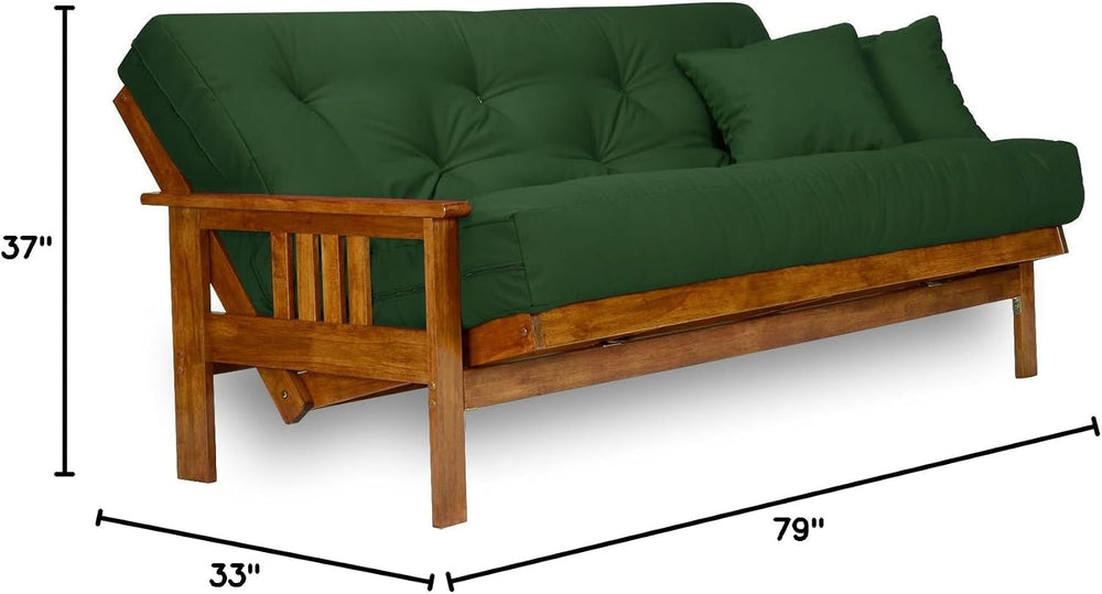 Stanford Futon Frame - Full Size, Solid Wood | Heavy Duty Solid Wood | Transf...