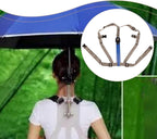 Hands Free Sun Umbrella Holder,Sunshades Accessory Sturdy Portable Unisex Rain Stand for Outdoor Activity, Back