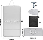 Steamer Board for Clothes with Ironing Glove, Stand for Steaming Clothes, Garment Steamer Pad Portable Ironing Board Included Lint Remover & Storage Bag for Suits Shirts Coats Portable Travel Home Use