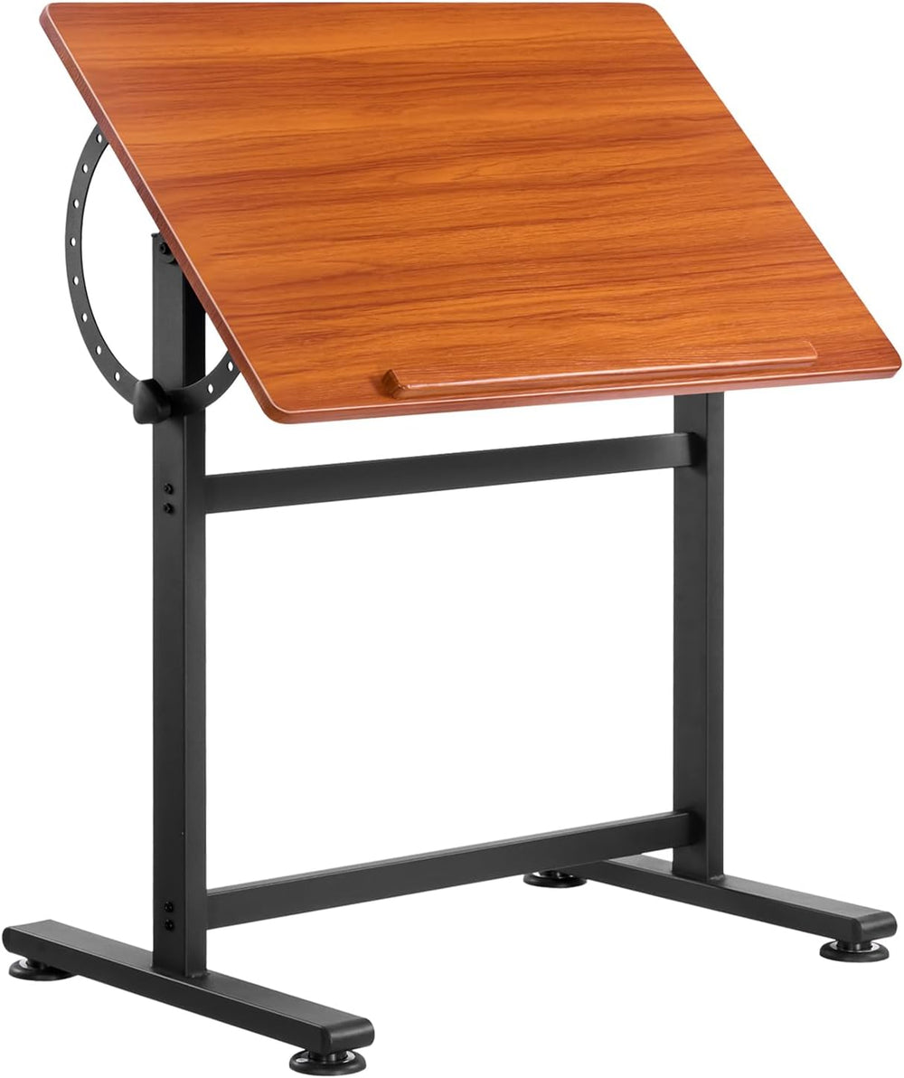 VEVOR Drafting Table, Adjustable 0°–90° Tilt Drawing Desk, Portable Artist Ta...