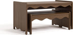 Storkcraft Casablanca Montessori Indoor Kids Table & Bench Set – Premium Kids Activity Table and Bench Set, Toddler Furniture for Crafts and Snack Time, Durable & Easy-to-Clean Surface (Hazelnut)