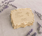 Cherished Moments Personalized Baptism Rectangle Jewelry Box