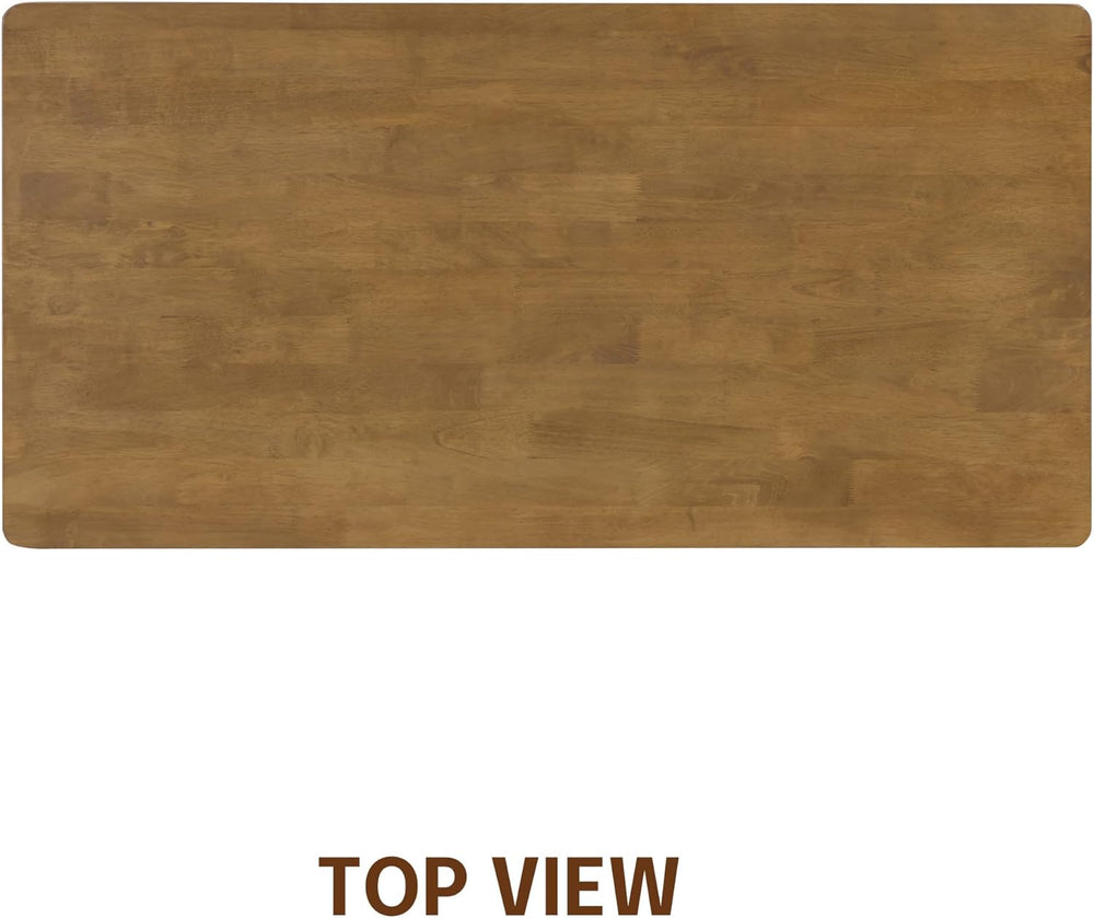 NTC Mingle Desk 47 Inch Modern Design, Rectangular Dinner Table for Dining Ro...