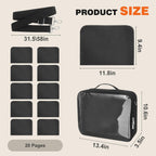 Enamel Pin Display Bag & Pin Trading Book for Collectors - Large Capacity 20 Page Pin Board Case with Removable Pages for Travel & Trading