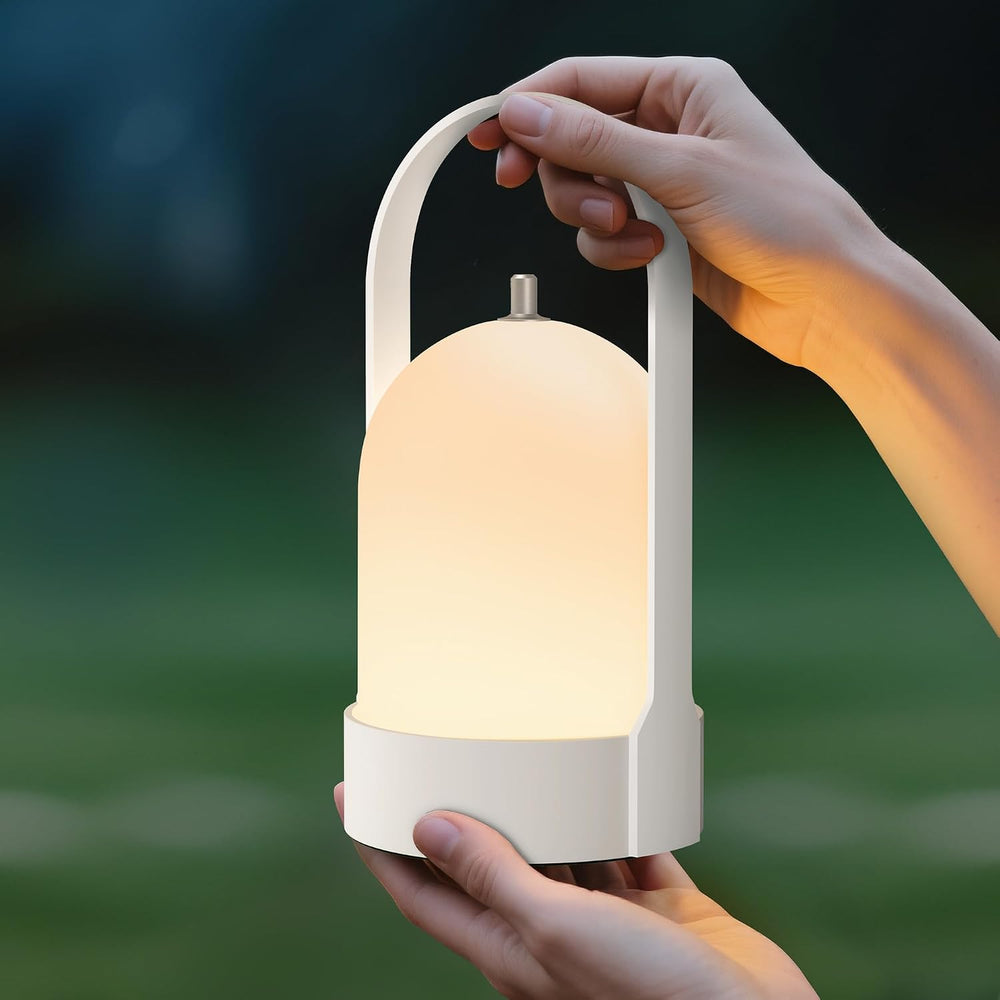 Tubicen Battery Operated Table Lamp Portable Rechargeable Lantern Cordless