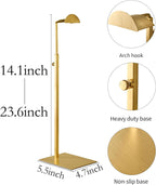 Purse Display Stand, Set of 2 Handbag Display Stand Vendors Purse Rack Stainless Steel Hanging Hook Stands Tabletop for Bag Organizer Adjustable Height Home Store Boutique Counter