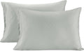 LANE LINEN Pillow Case Covers King, Set of 2, 100% Egyptian Cotton Sateen, Soft Cool & Smooth 1000 Thread Count Pillow Cases - Swiss Dot - Mineral