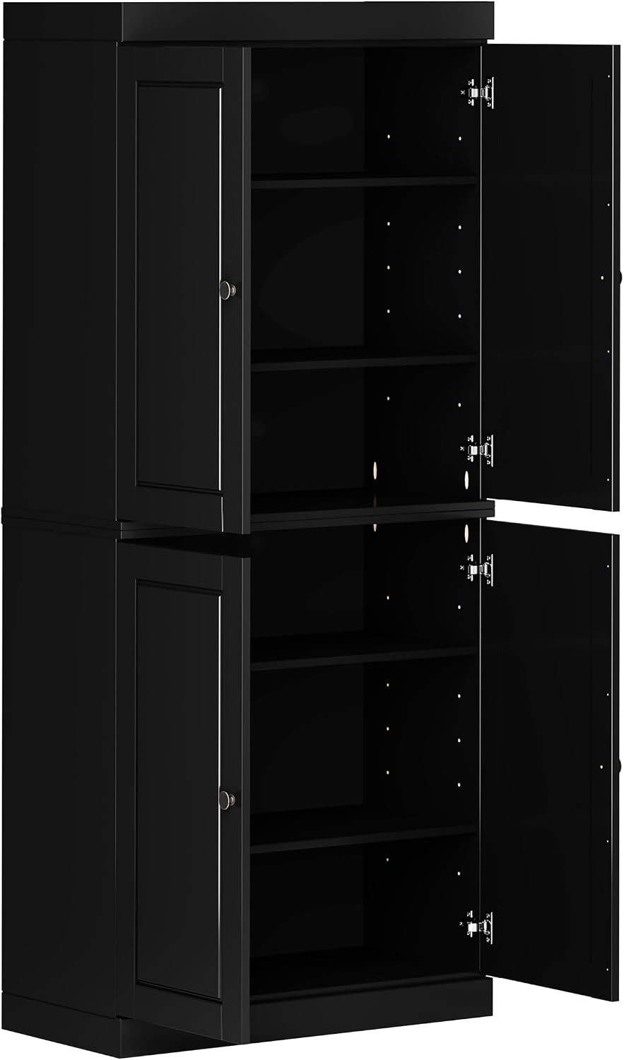 Palace Imports Solid Wood Kitchen Pantry Cabinet - 71.5" Tall x 32"...