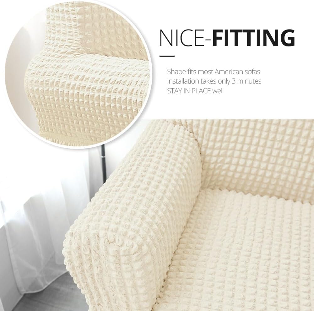 NICEEC Arm Chair Covers Armchair Covers Universal Slipcovers with Skirt