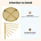 Scarf Display Stand 67" Spiral Scarf Holder Scarf Organizer Hijab Organizer Stand Scarf Hangers for Closet Clothing Store, Scarf Rack (Gold)