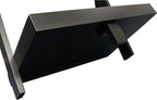 Modern 5 Tier Leaning Wall Ladder Bookshelf, Black, 70 Inches | Storage Rack, Organizer