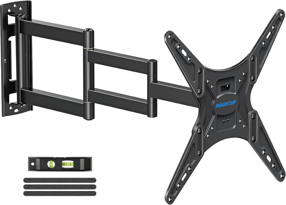MOUNTUP Corner TV Wall Mount for Most 26-65 Inch TVs, Long Arm TV Mount with ...