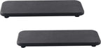 2 Pcs Water Absorbing Stone Trays, Kitchen/Bathroom Sink Soap Dish, Diatomite Tray Used for Hand Soap & Cosmetic Bottles in The Modern Home, 4" W x 9" L, Dark Gray