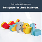 Children's Factory Disco the Duck Rocker, Yellow Foam Kids Stool, Toddler Soft Seating Chair for Daycare, Preschool and Home, Lightweight and Easy to Clean, Little Explorers Collection