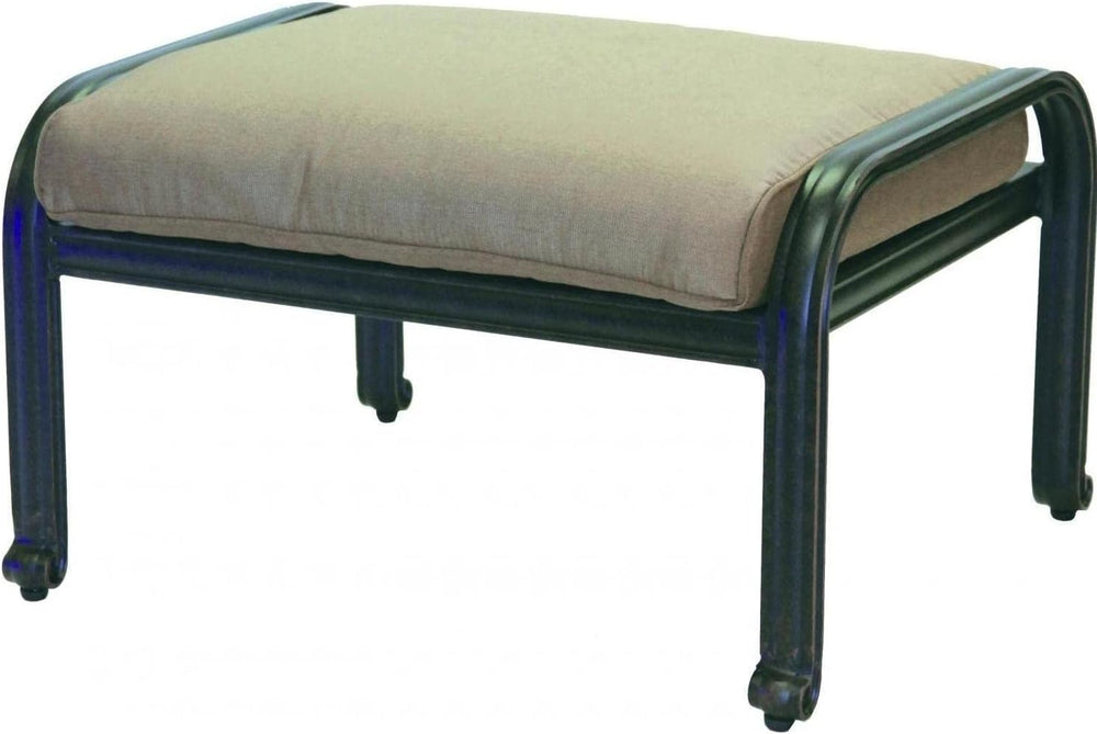 Darlee Nassau Cast Aluminum Patio Ottoman