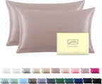 Silk Pillowcase for Hair and Skin,Soft,Breathable and Sliky 100% Silk Pillowcases King Set of 2,Both Sides Natural Mulberry Silk Pillow Cases with Hidden Zipper(King Size 20"X 36",2pcs)