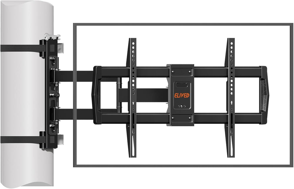 ELIVED Pillar TV Mount for Most 32"-75" TVs, Column TV Mount for Ga...