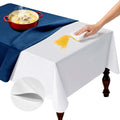Vinyl Table Protector Pad with Flannel Backing, Heavy-Duty Table Padding for Dining Room Table, Waterproof, Heat Resistant, Non-Slip Under Tablecloth 90 x 54 inches, Rectangular