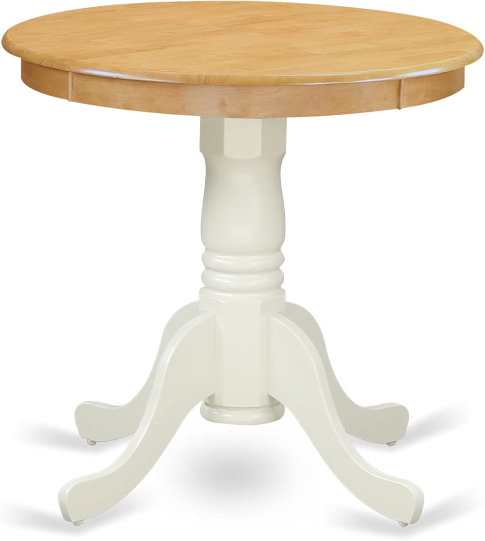 East West Furniture EMT-OLW-TP Eden Dining Room Table - a Round kitchen Table...